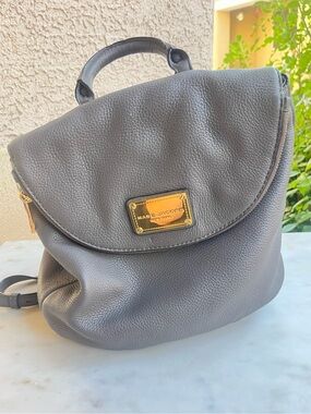 classic q mariska grained leather backpack For Men | 16